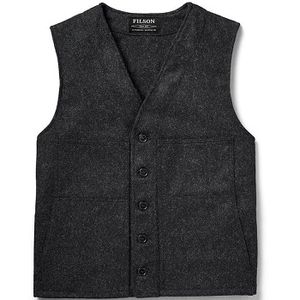 Filson Men's Mackinaw Wool Vest - Charcoal