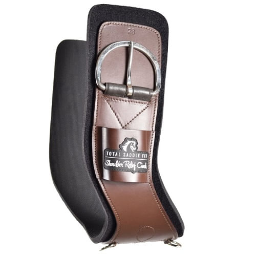Total-Saddle-Fit-Shoulder-Relief-Cinch---Leather-Neoprene---Brown-216083