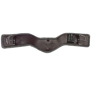 Total Saddle Fit Shoulder Relief Cinch - Leather/Wool Felt - Brown