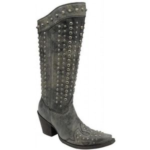 Corral Women's Boots - Black, Full Studded