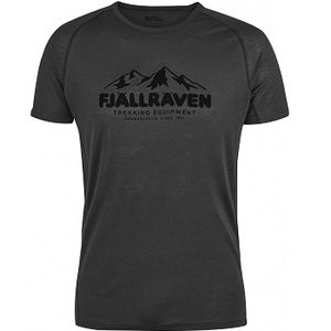 Fjallraven Men's Abisko Trail T-Shirt Print - Dark Grey