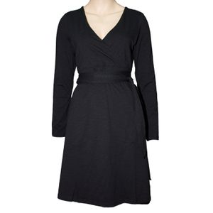 Toad & Co Women's Cue Wrap Dress - Black