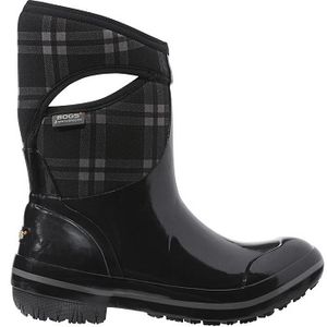 Bogs Women's Plimsoll Plaid Mid Boots - Black
