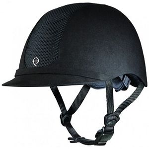 Troxel ES Low Profile Riding Helmet - Black on Black