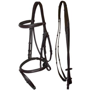 HDR Advantage Padded Event Bridle - Brown