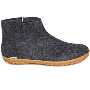 Glerups Unisex Boot with Leather Sole  - Black