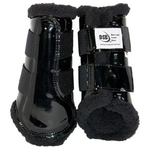 DSB Dressage Sport Boots - Patent - Black/Black