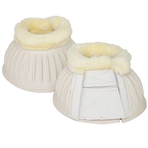 Fleece Lined Heavy Duty Rubber Bell Boots - White