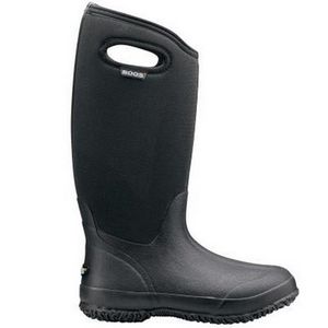 Bogs Women's Classic High Wide Boots with Handles - Black