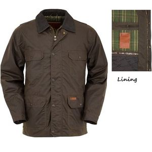 Outback Trading Men's Gidley Oilskin Jacket - Bronze