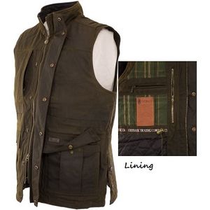 Outback Trading Men's Deer Hunter Oilskin Vest - Bronze