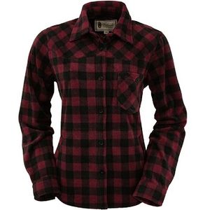 Outback Trading Women's Big Shirt - Wine