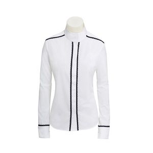 RJ Classics Women's Plymouth Lace Show Shirt - White/Black