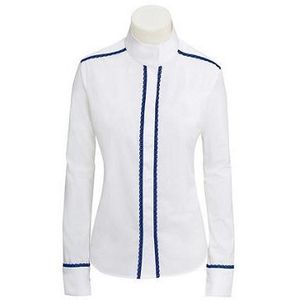 RJ Classics Women's Plymouth Lace Show Shirt - White/Navy