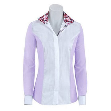 RJ-Classics-Women-s-Windsor-Panel-Show-Shirt---Purple-White-1703