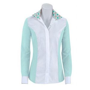 RJ Classics Women's Windsor Panel Show Shirt - Mist/White