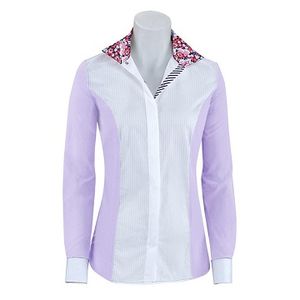 RJ Classics Kids Windsor Panel Show Shirt - Purple/White