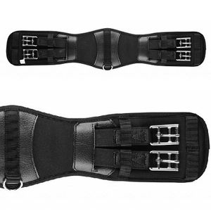 Collegiate Memory Foam Dressage Girth - Black