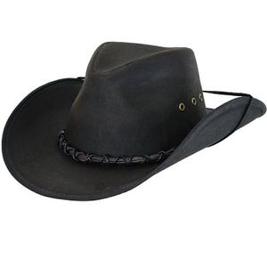 Outback Trading Bootlegger Oilskin Hat - Brown