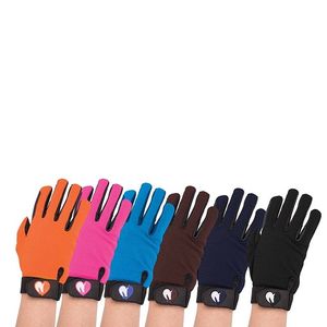Loveson All Weather Kids Riding Gloves - Bright Blue