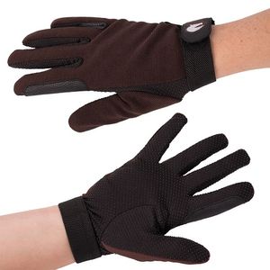 Loveson All Weather Kids Riding Gloves - Brown