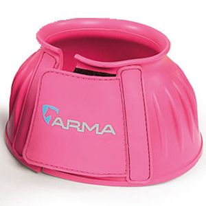 Shires Arma Rubber Bell boots - Pink