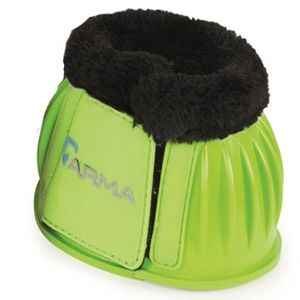 Shires Arma Fleece Lined Bell boots - Bright Green