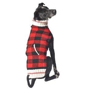 Chilly Dog Classics Buffalo Plaid Sweater