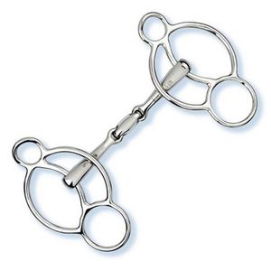 Stubben EZ Control 3 Ring Gag Bit - 14mm