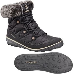 Columbia Women's Heavenly Shorty Omni-Heat Boots - Black/Kettle