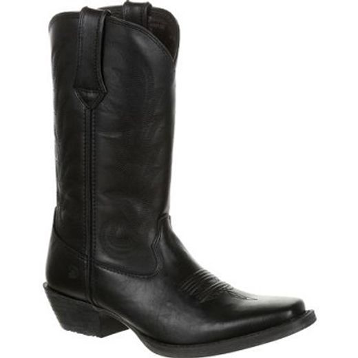black cowboy boots woman