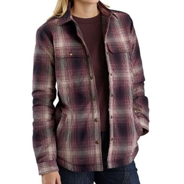 carhartt women's hooded flannel