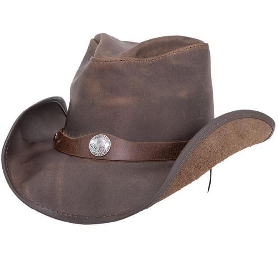 Leather Cowboy Hat