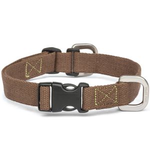 West Paw Strolls Dog Collar with Hemp - Mocha