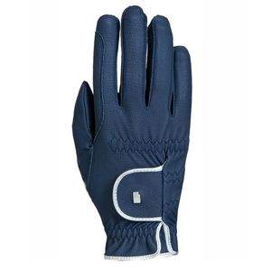 Roeckl Lona Riding Glove - Navy/Silver