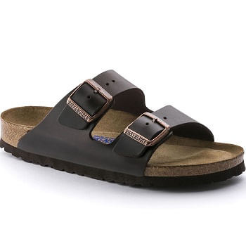 brown amalfi leather birkenstock