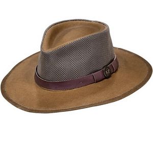 Outback Trading Oilskin Kodiak Hat with Mesh - Field Tan
