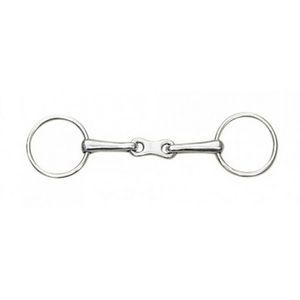 French Link Loose Ring Snaffle Bit