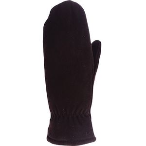 Paris Women's Fawn Silky Pile Fingermitts - Dark Brown