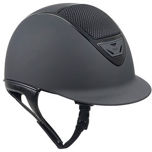 IRH IR4G XLT Riding Helmet - Matte Black w/Gloss Vent