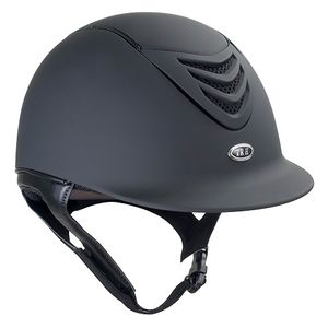 IRH IR4G Riding Helmet - Matte Black with Matte Vent