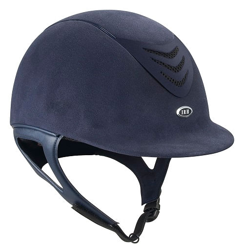 IRH-IR4G-Riding-Helmet---Navy-Amara-Suede-w-Matte-Vent-16502