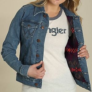 Wrangler Women's Lined Denim Jacket