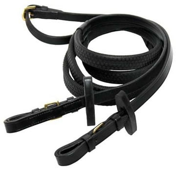 Rambo-Micklem-Rubber-Reins---Brown-8902