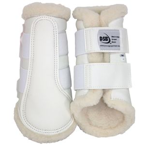 DSB Dressage Sport Boots - Matte - White/White