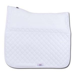 Ogilvy Dressage Memory Foam Full Pad - White/White/White