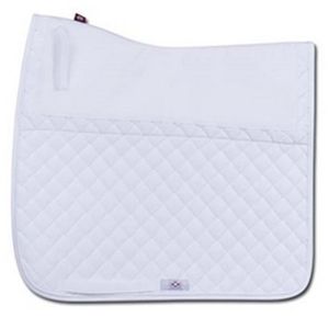 Ogilvy Dressage Friction Free Pad -White/White/White