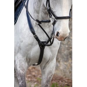 Rambo Micklem Leather Breastplate - Black