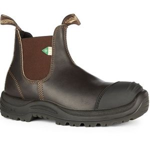 Blundstone CSA 167 - Work & Safety Rubber Toe Cap Stout Brown