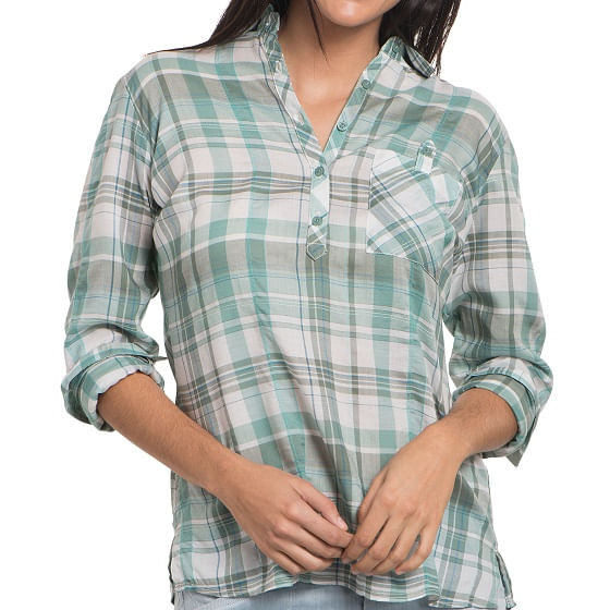 Kuhl Women's Spektra Plaid Shirt - Jasper